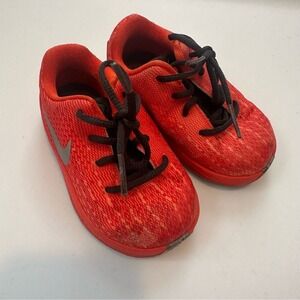 Nike 5C Baby Toddler Shoes Kevin Durant Athletic Sneakers Lace Up Orange KD
